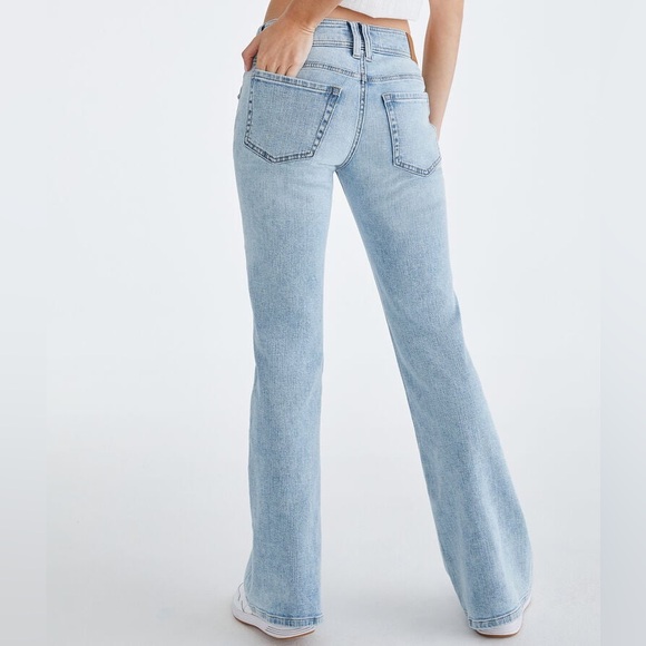Aeropostale Low Rise Flare small pocket Jeans 10 - Picture 2 of 9